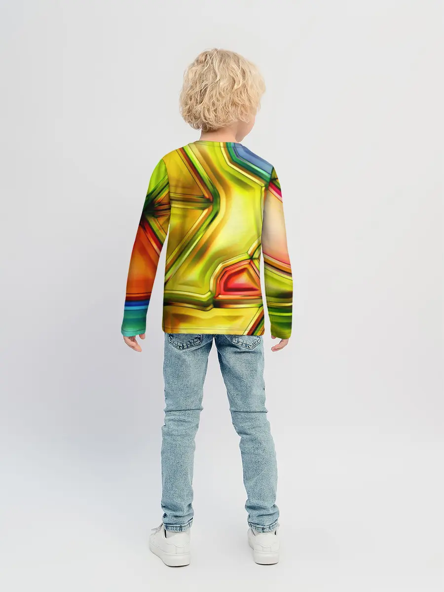 Детский лонгслив / Абстрактная абстракция