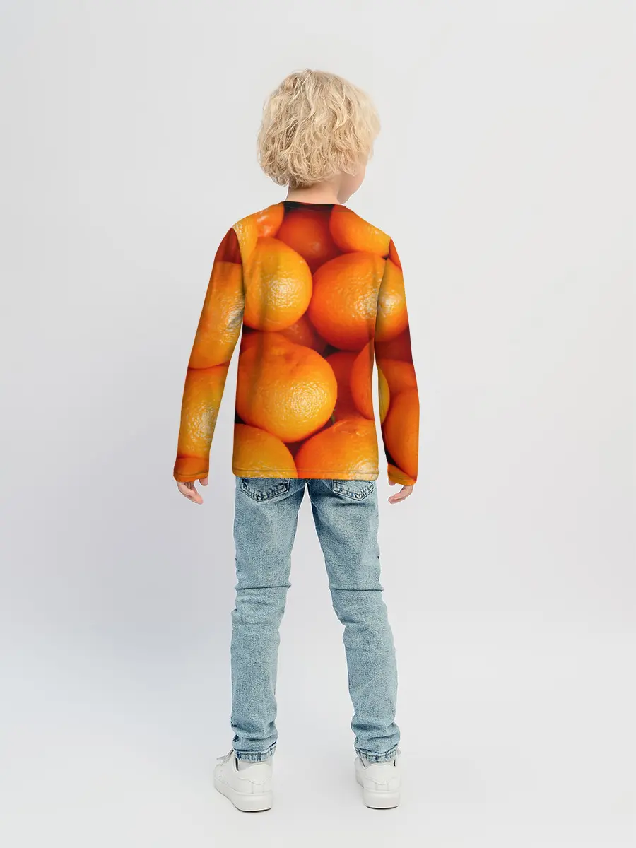 Детский лонгслив / Мандаринчик чик