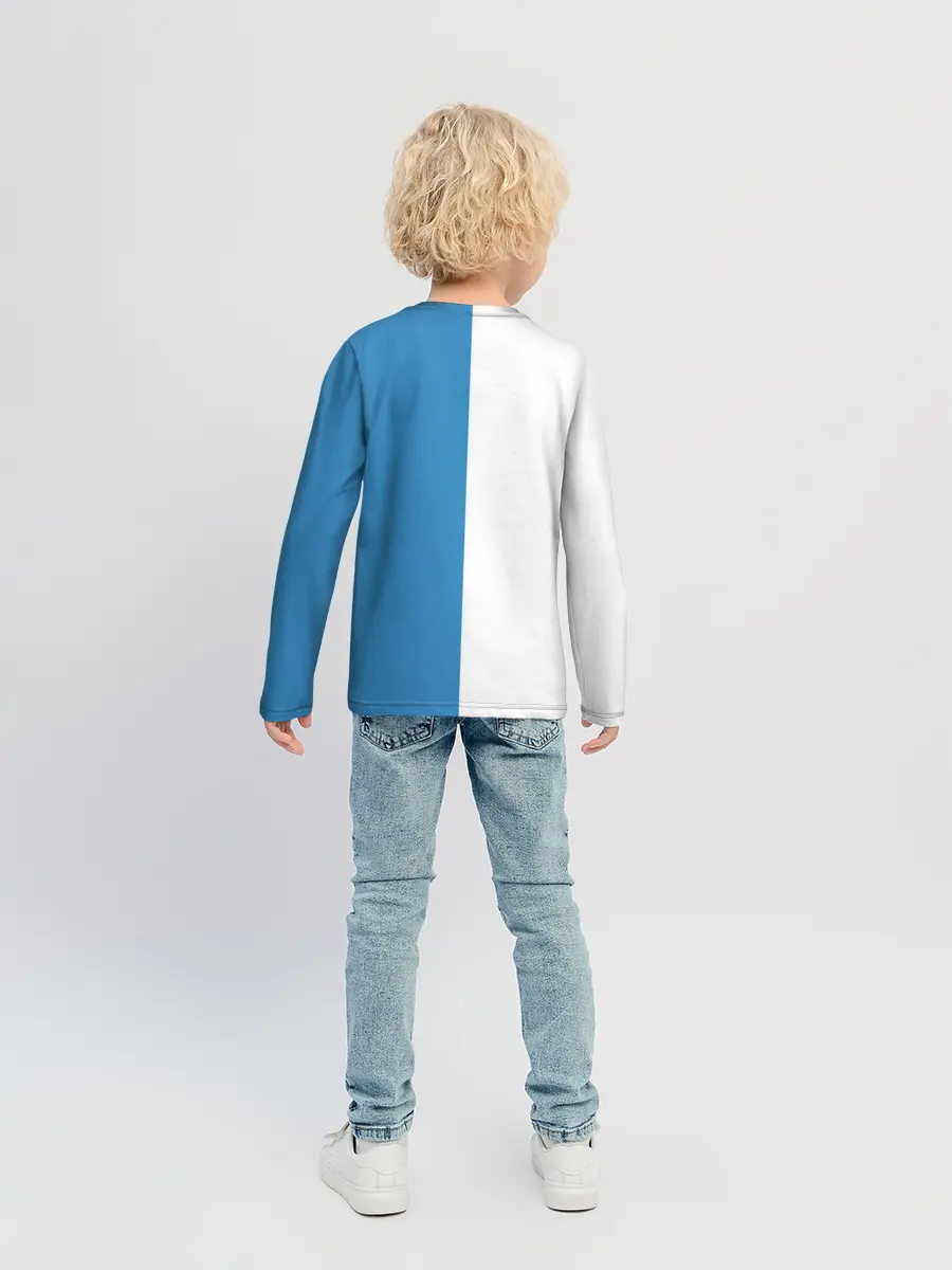 Детский лонгслив / Крутые Санта и Олень