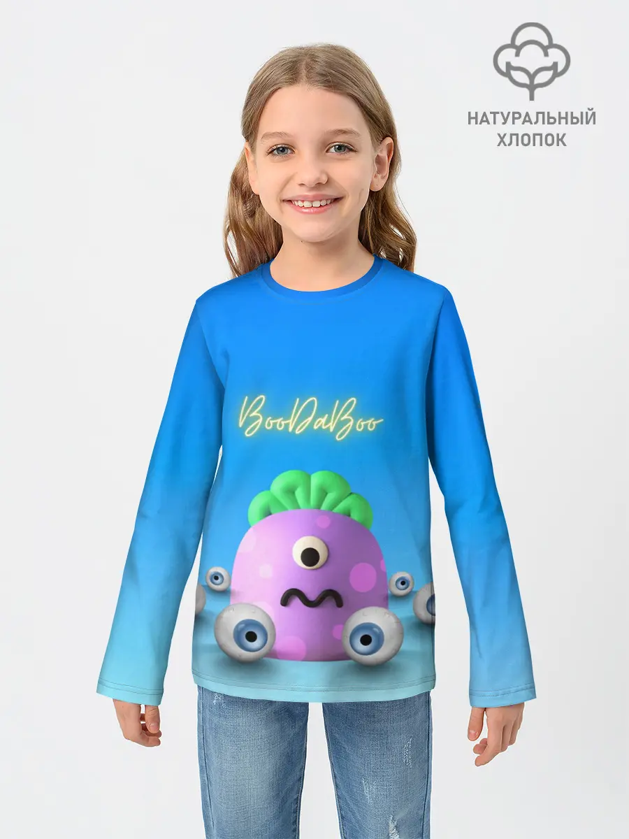 Детский лонгслив / Монстр буДАбу
