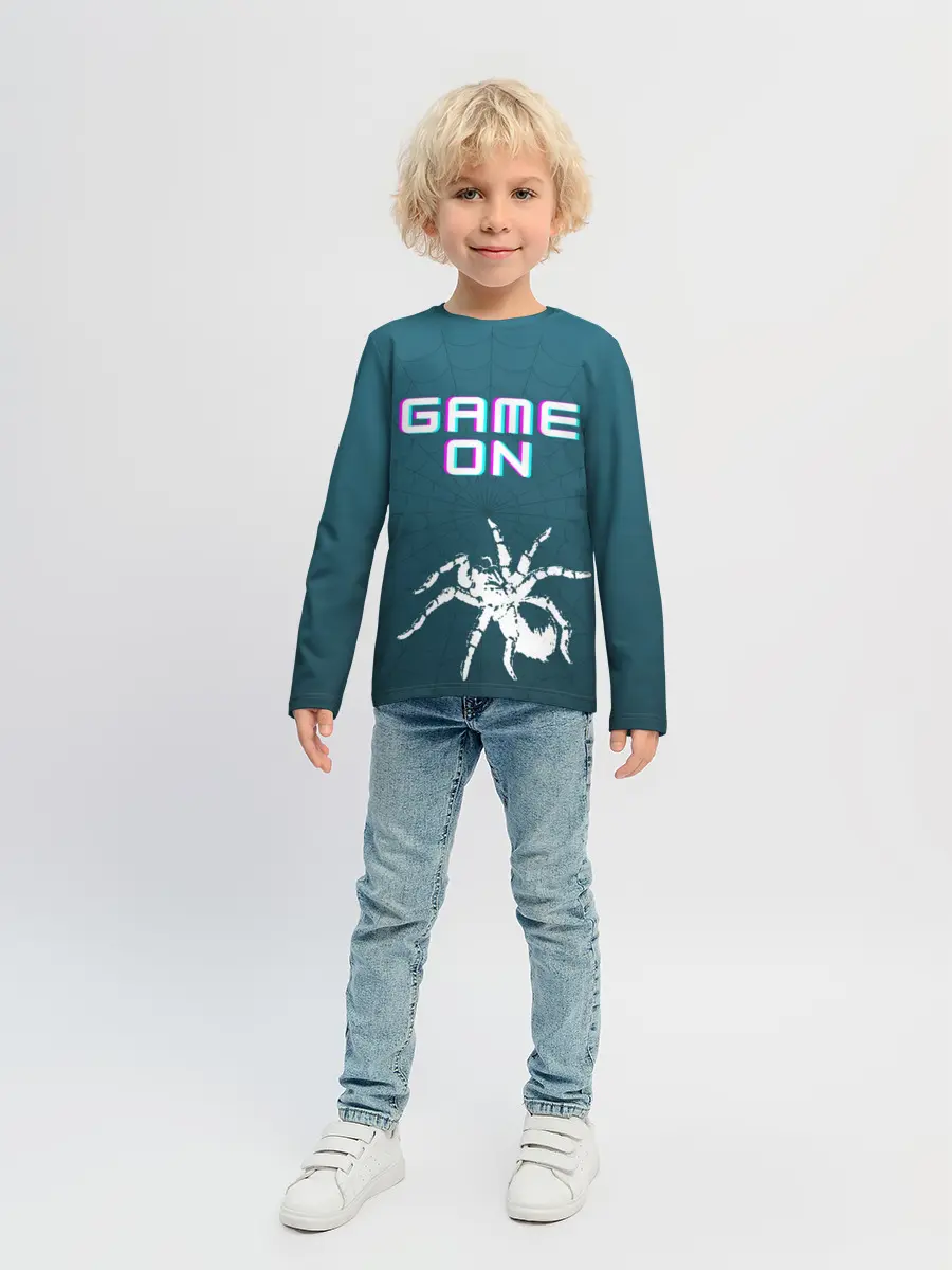 Детский лонгслив / Игра продолжается