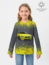 Детский лонгслив / БМВ | ЖЕЛТЫЙ ПЕРФОРМАНС