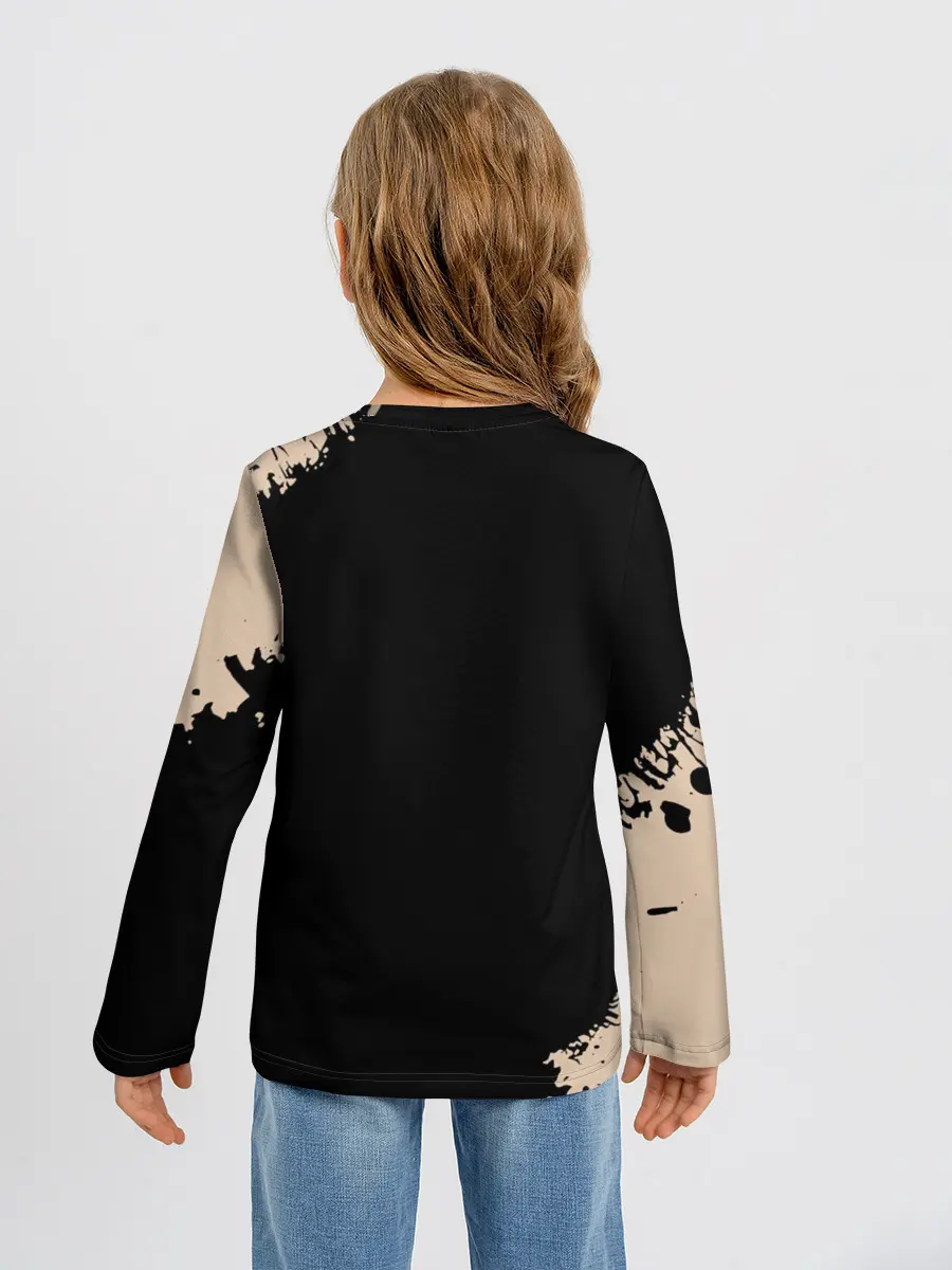 Детский лонгслив / RAMMSTEIN | Рамштайн Рок Лого