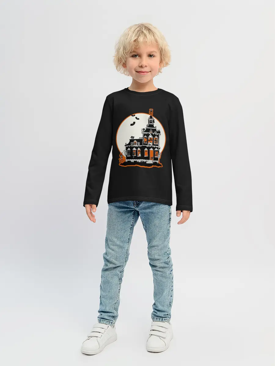 Детский лонгслив / Gloomy Castle