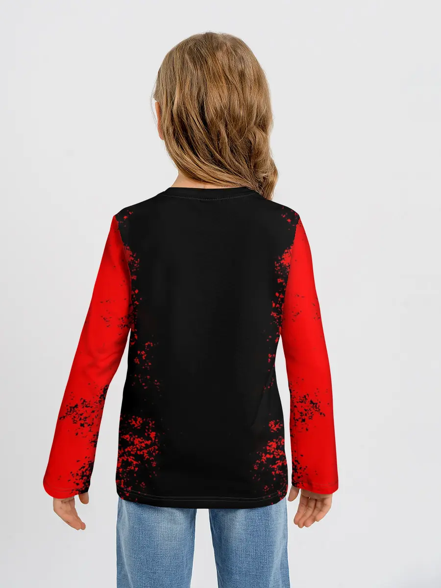 Детский лонгслив / NISSAN RED