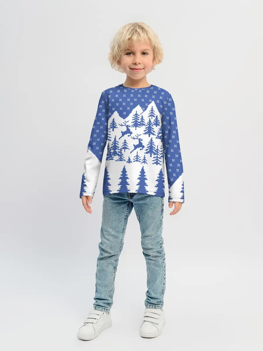 Детский лонгслив / Горные Олени