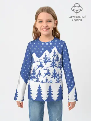 Детский лонгслив / Горные Олени