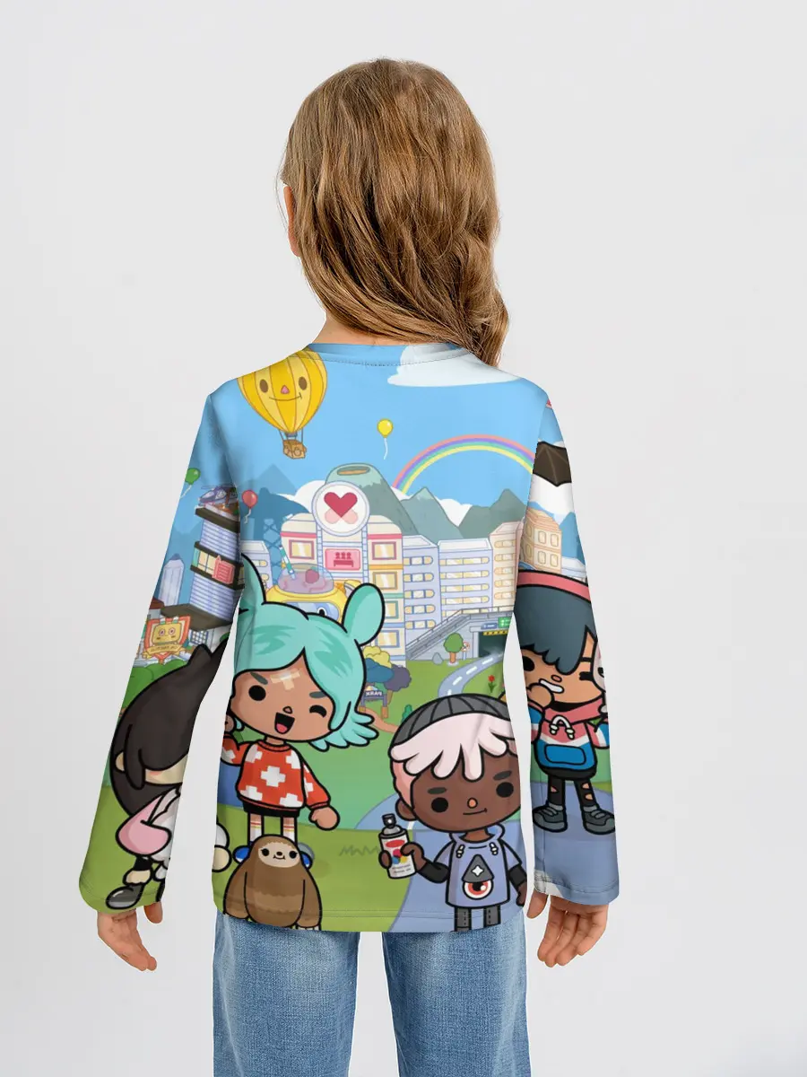 Детский лонгслив / Toca Boca | Мир