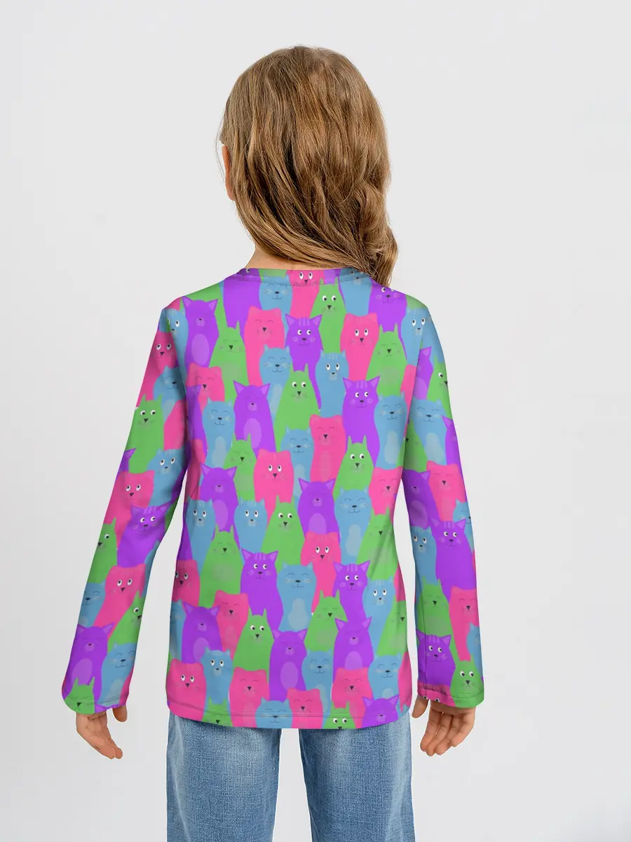 Детский лонгслив / BRIGHT CATS