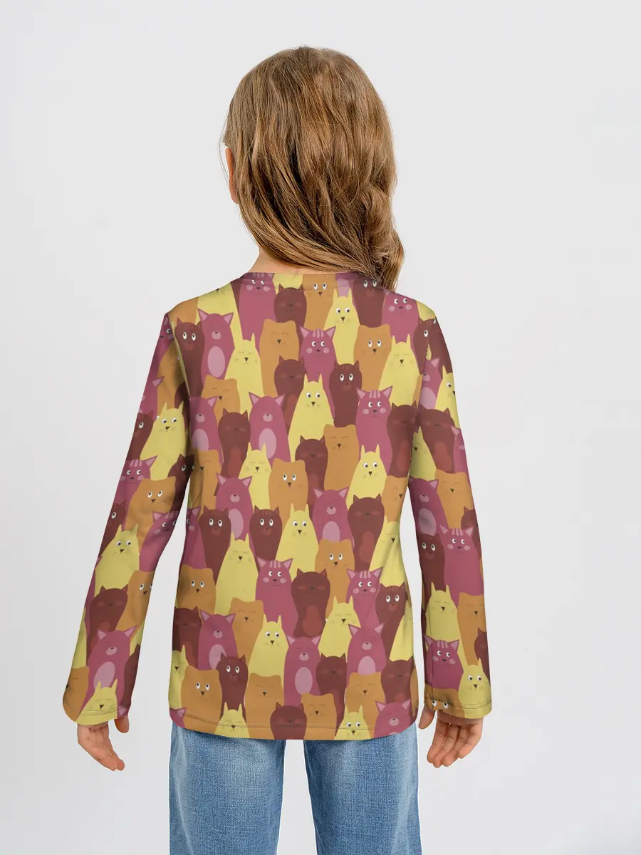 Детский лонгслив / BEAUTIFUL CATS