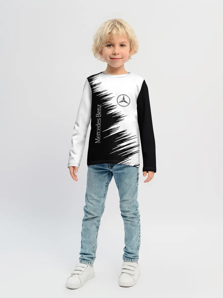Детский лонгслив / mercedes benz