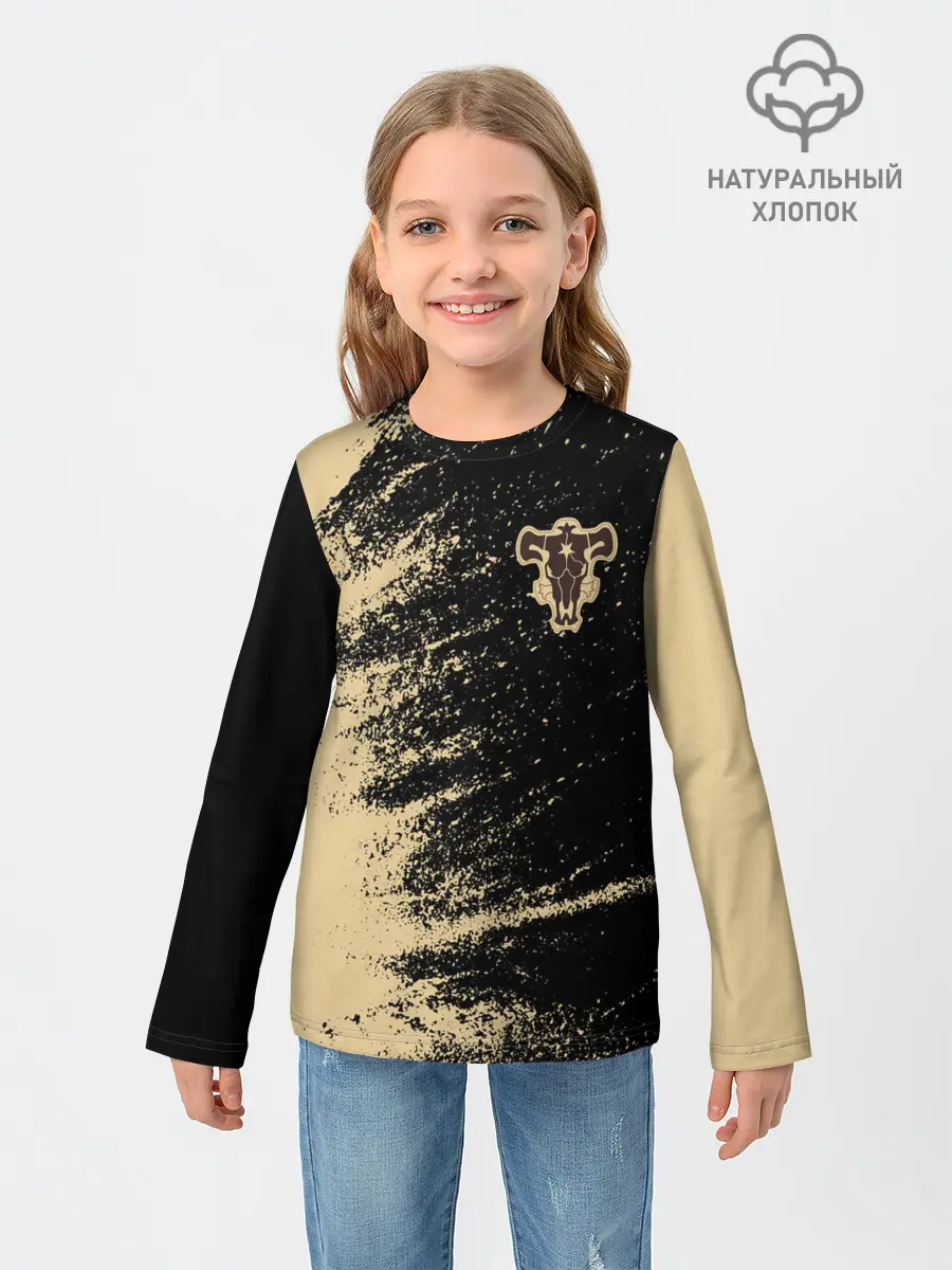 Детский лонгслив / Black clover bull.