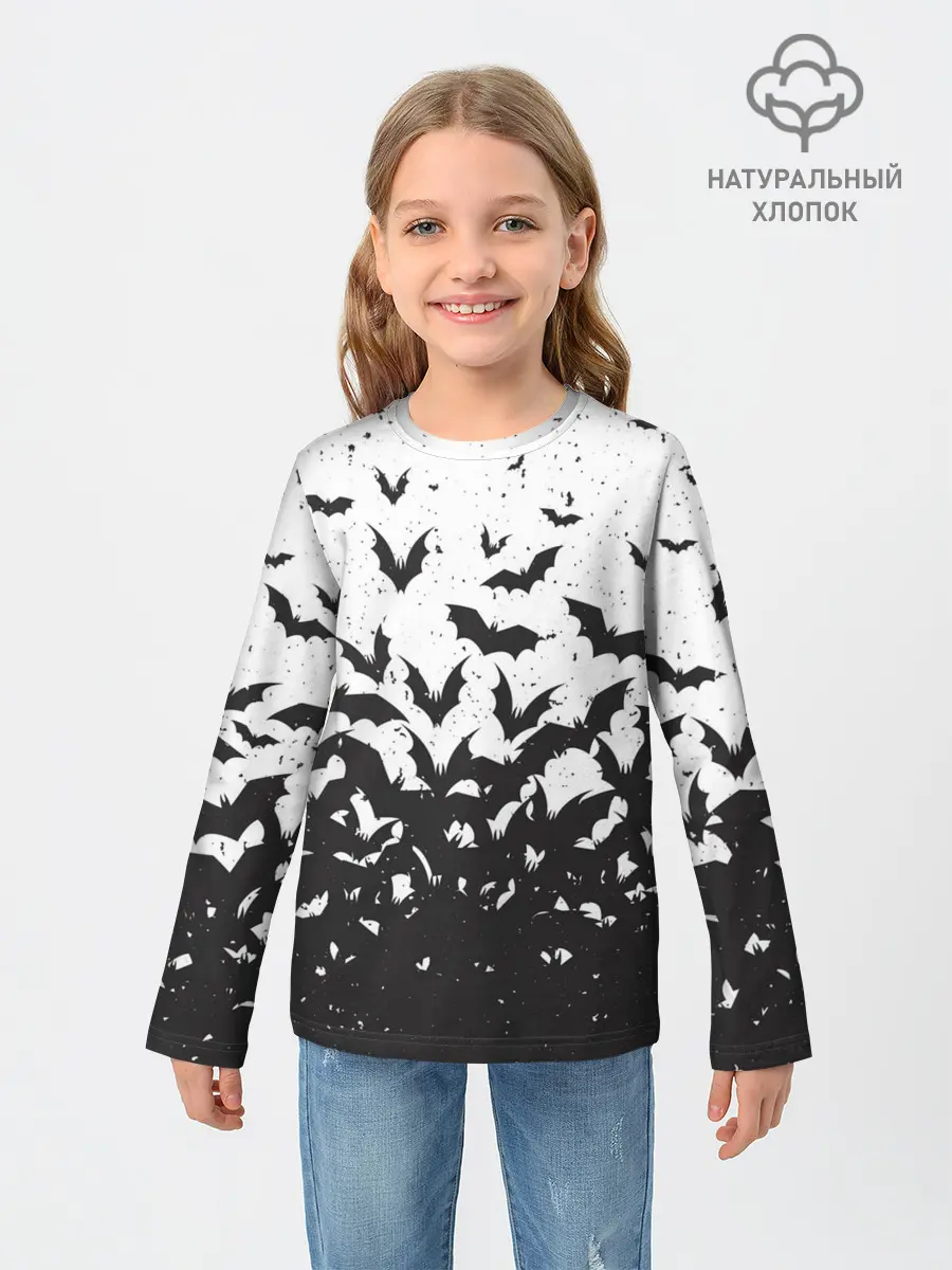 Детский лонгслив / Летучие кровососы