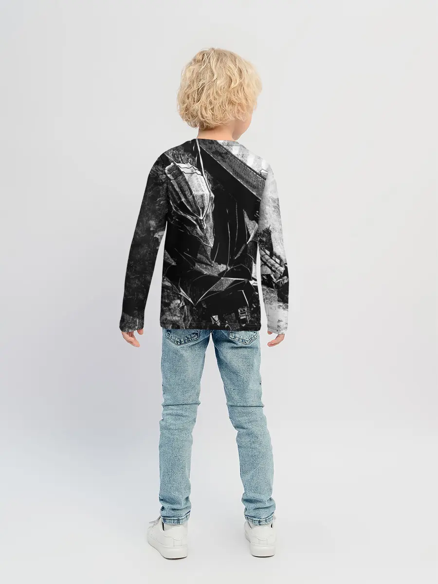 Детский лонгслив / BERSERK Ч/Б | БЕРСЕРК