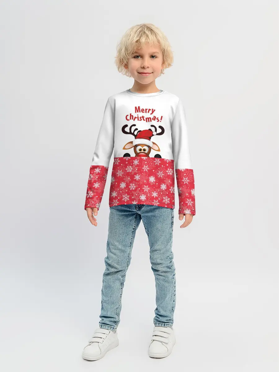 Детский лонгслив / Оленёнок