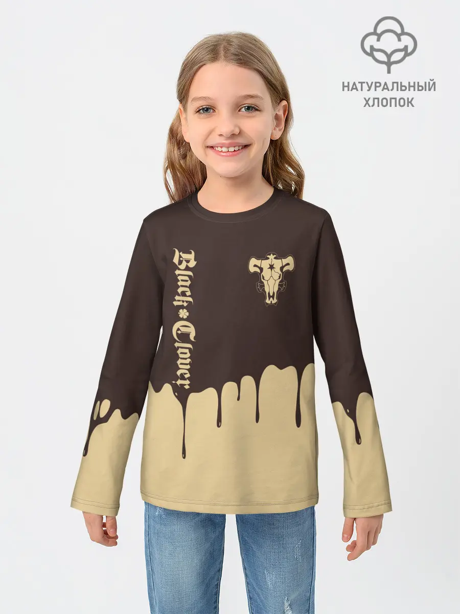 Детский лонгслив / Black clover: Bull