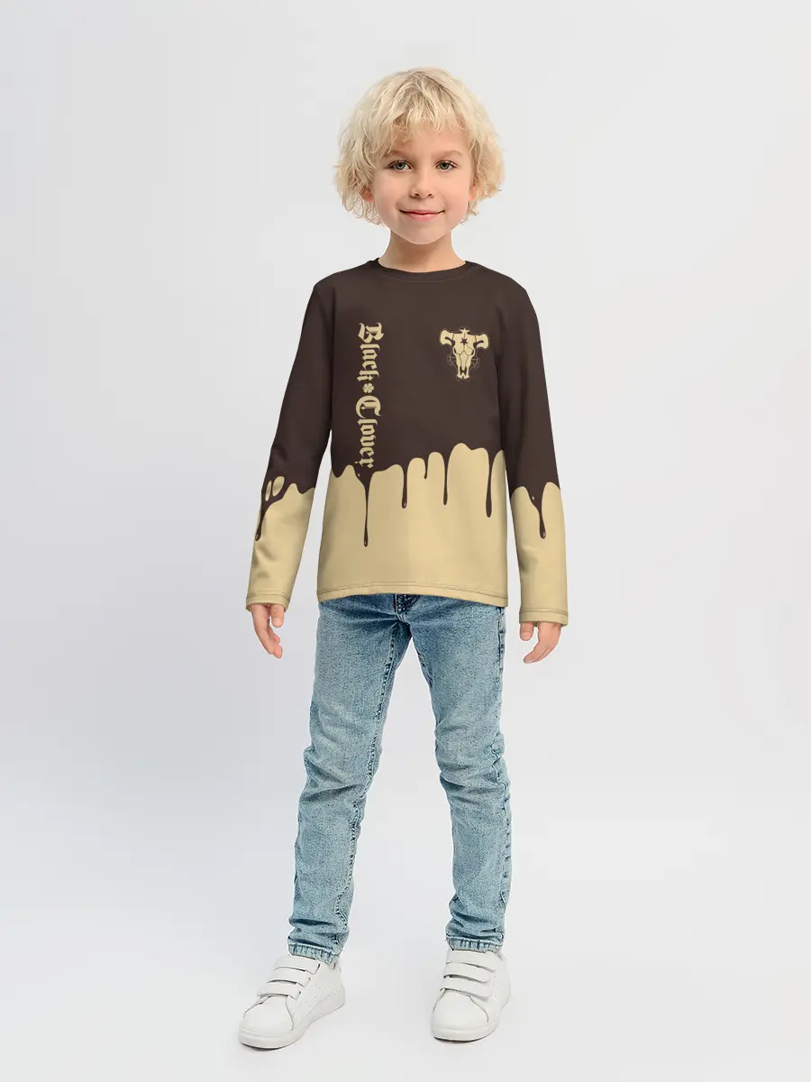 Детский лонгслив / Black clover: Bull