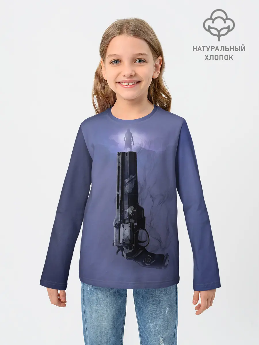 Детский лонгслив / DESTINY 2 КЕЙД 6 И ЕГО РЕВОЛЬВЕР