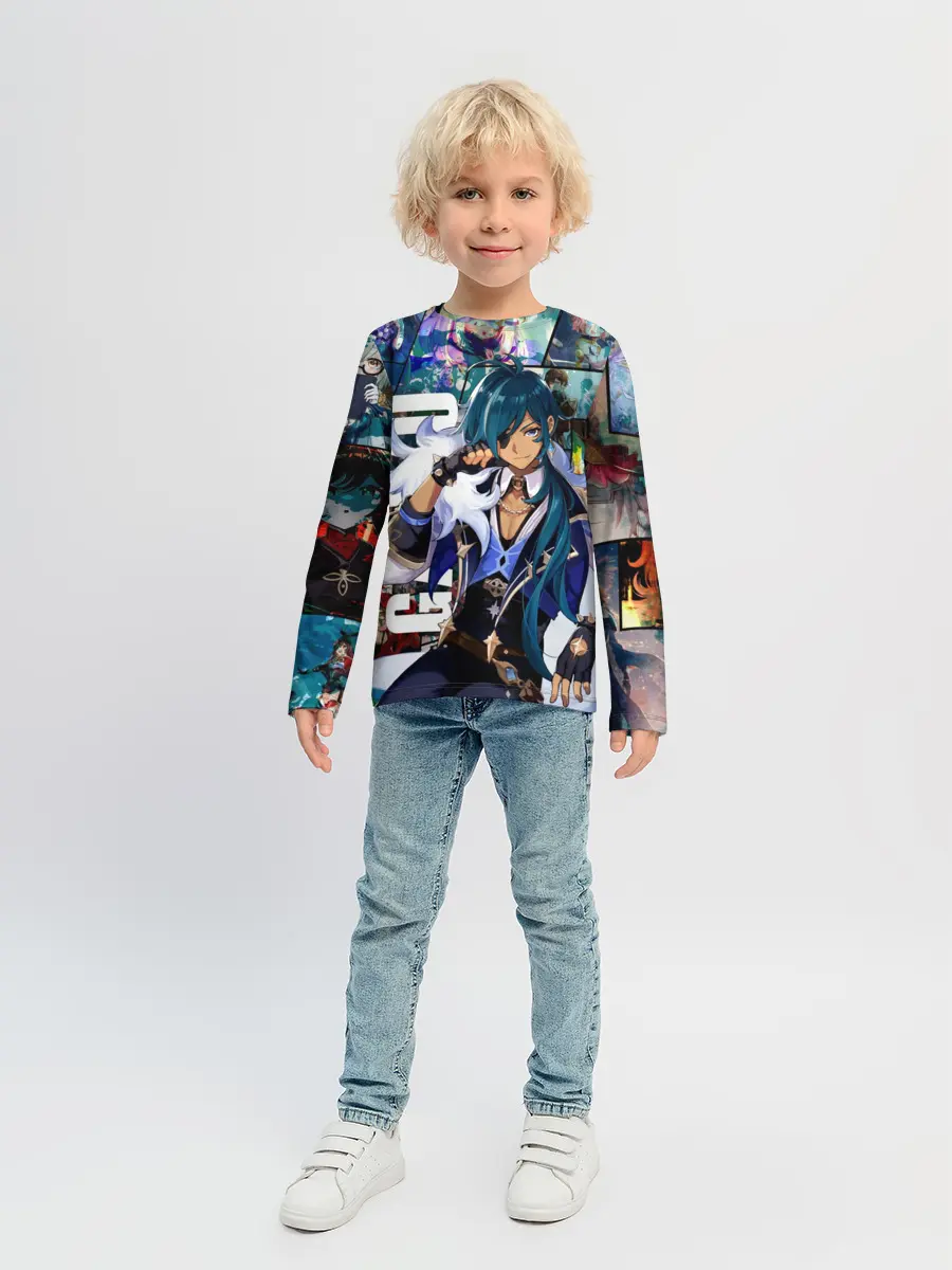 Детский лонгслив / Kaeya | Genshin Impact