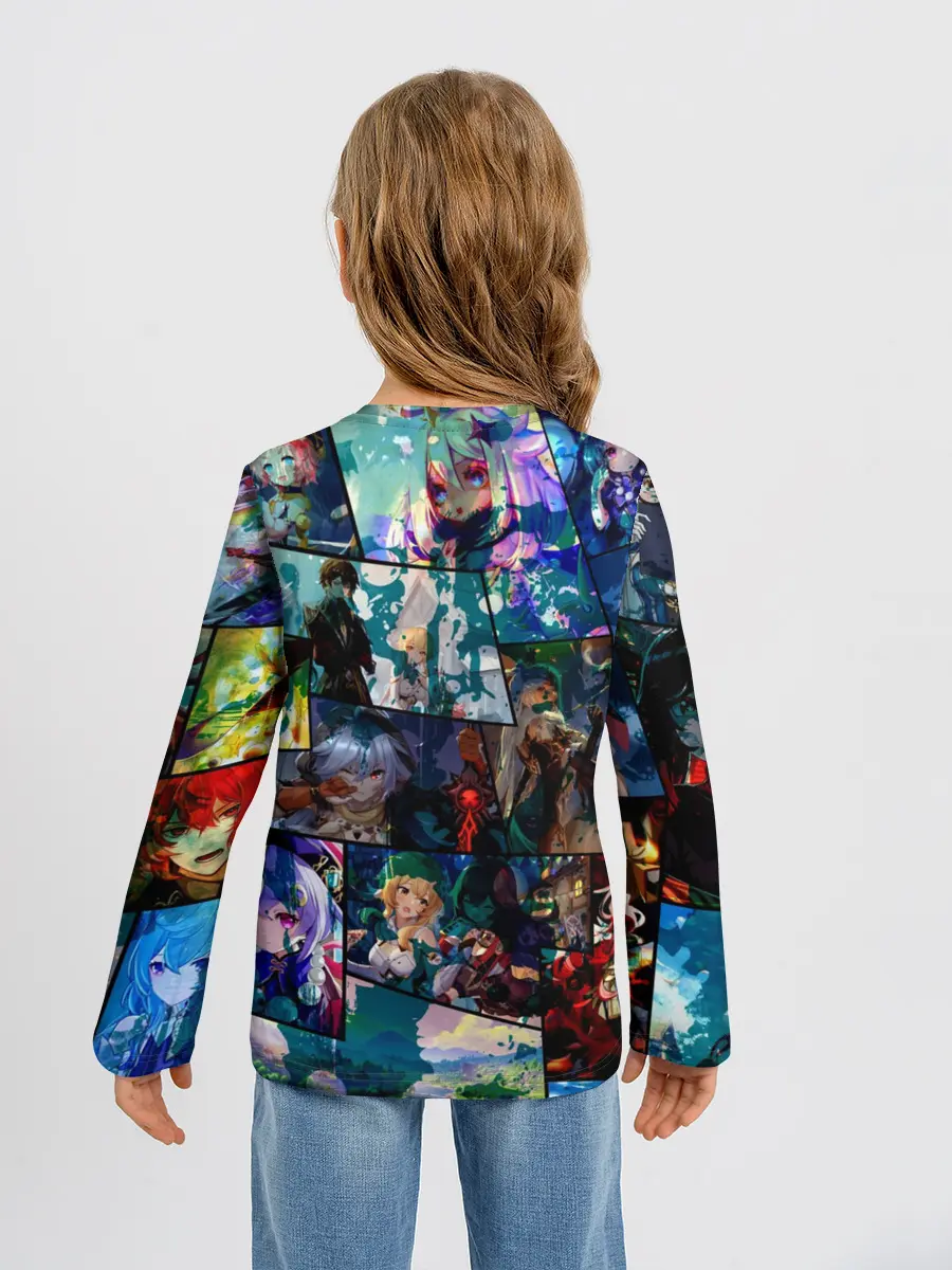 Детский лонгслив / Kaeya | Genshin Impact