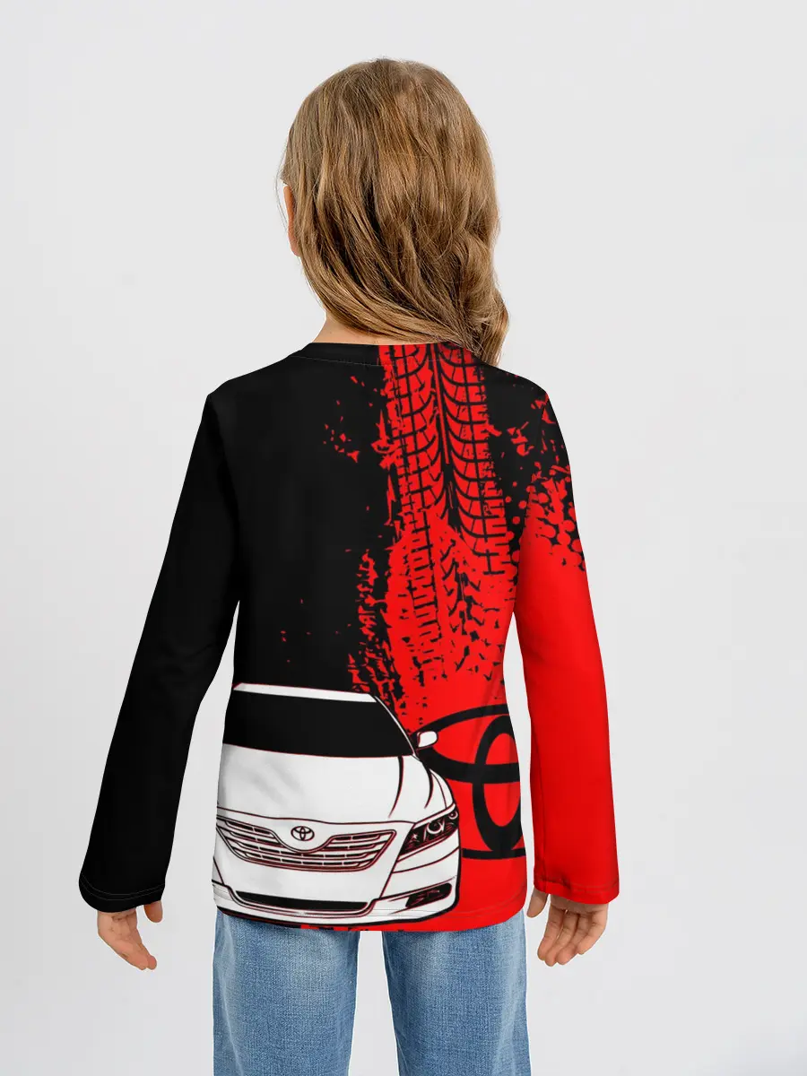 Детский лонгслив / Camry Toyota glitch