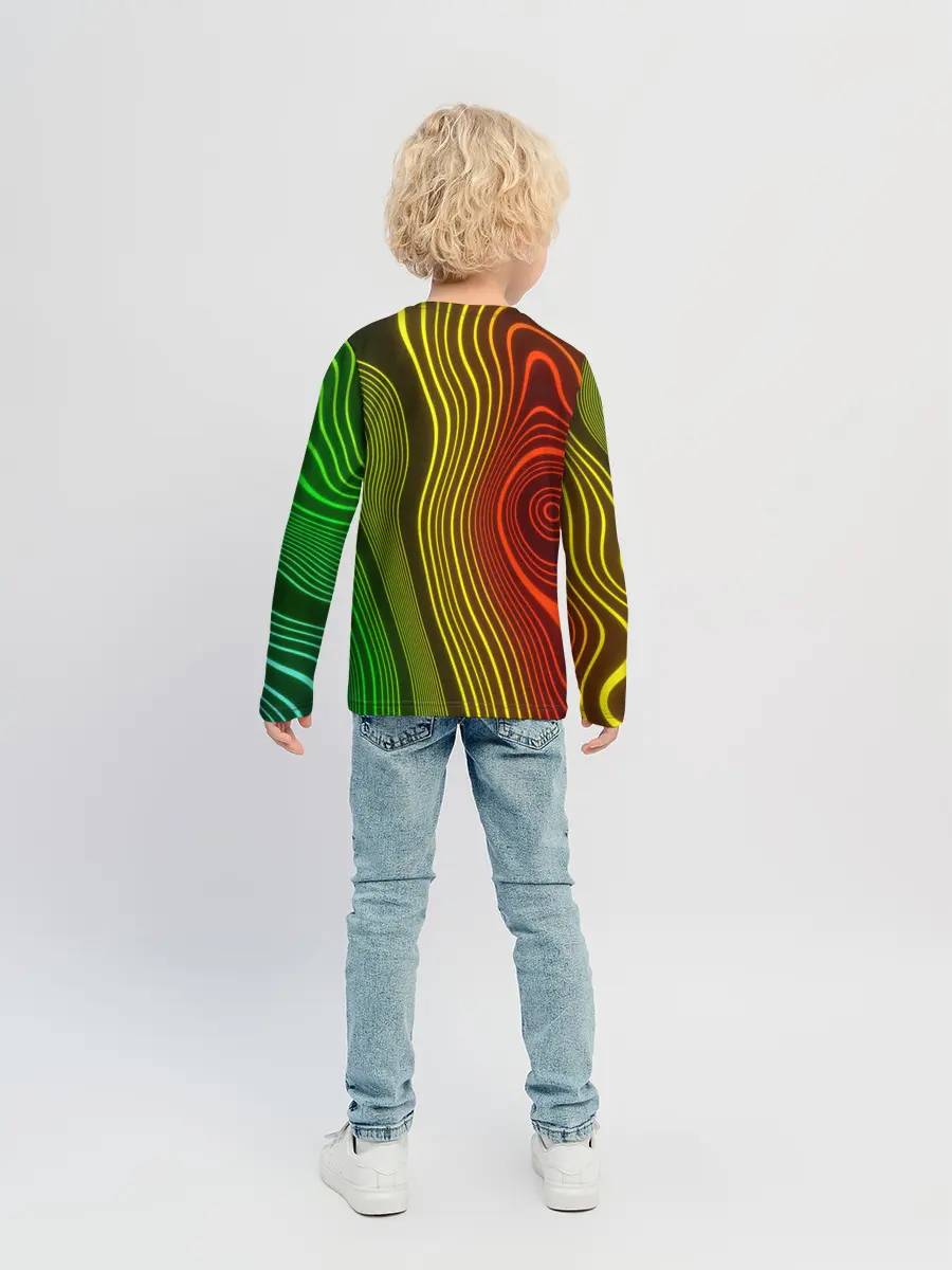 Детский лонгслив / КАРТОГРАФИЧЕСКАЯ ПРОЕКЦИЯ