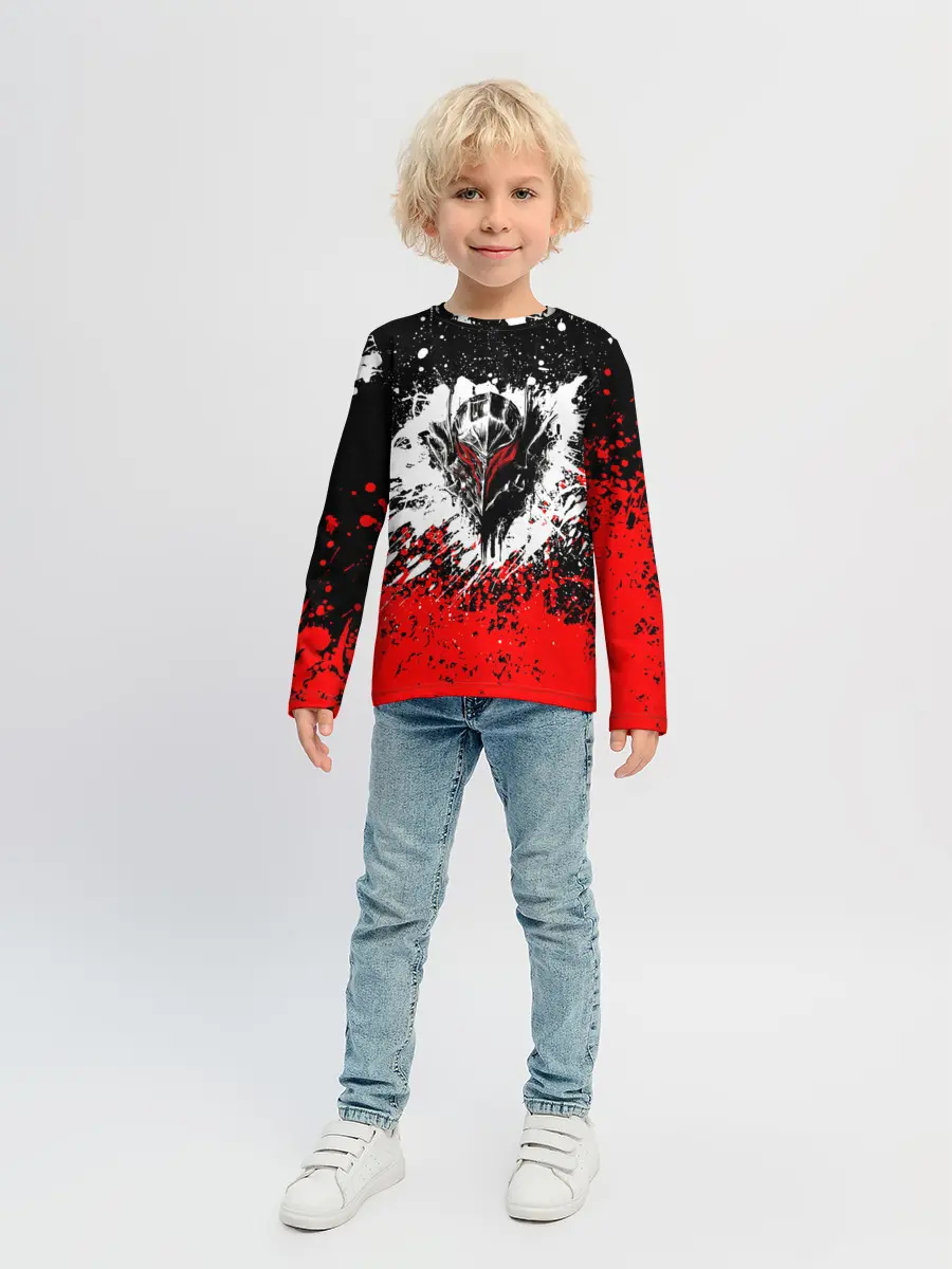 Детский лонгслив / Берсерк: Брызги красок.
