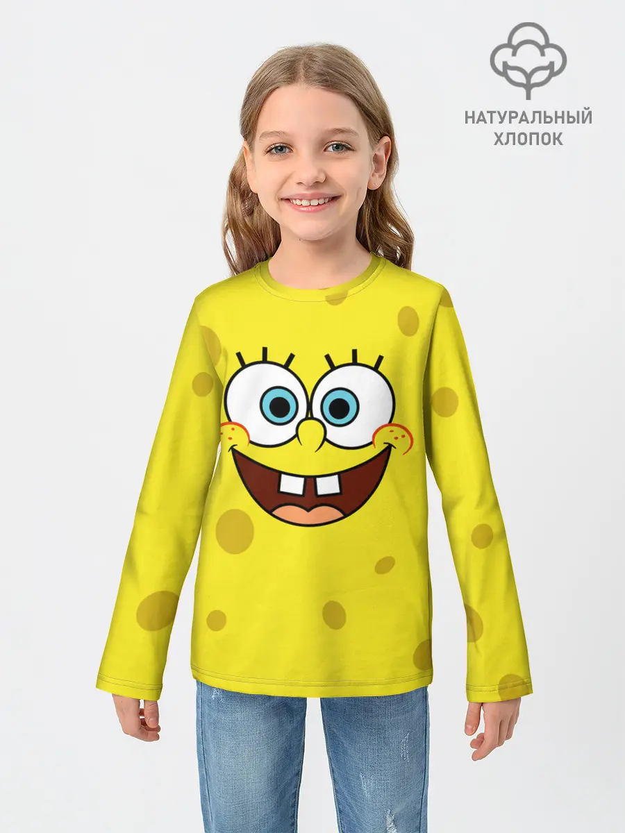 Детский лонгслив / Губка Боб / SpongeBob