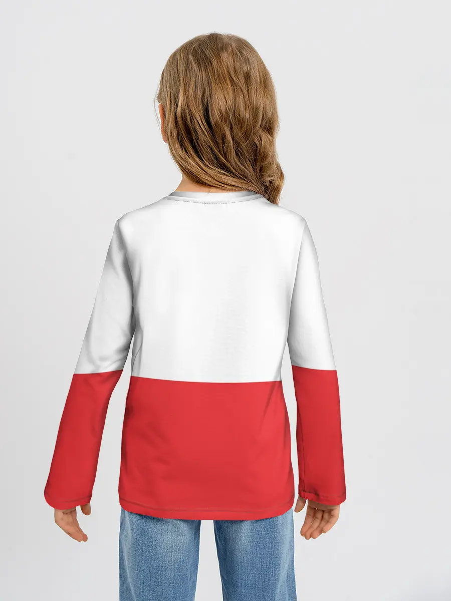 Детский лонгслив / Санта с 2 Оленями