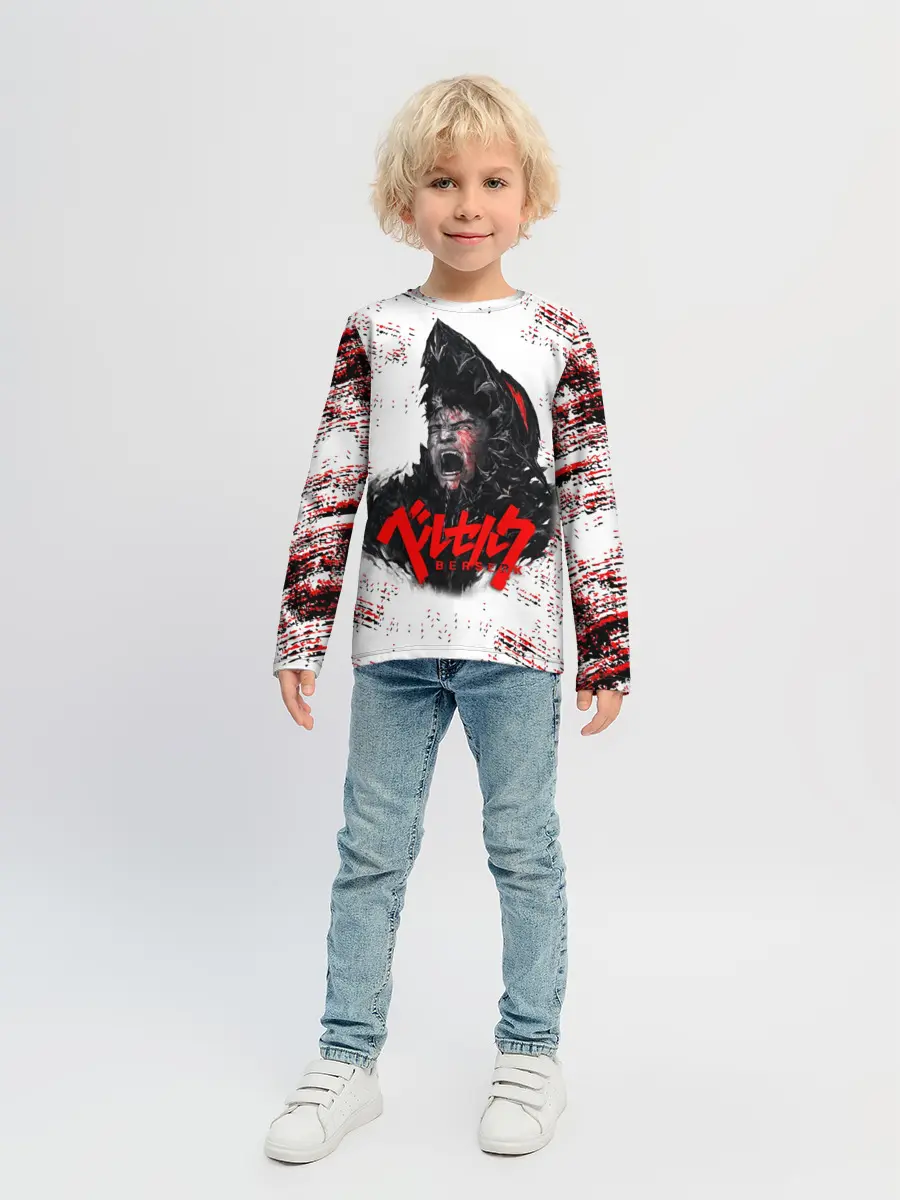 Детский лонгслив / BERSERK SCREAM| БЕРСЕРК КРИК