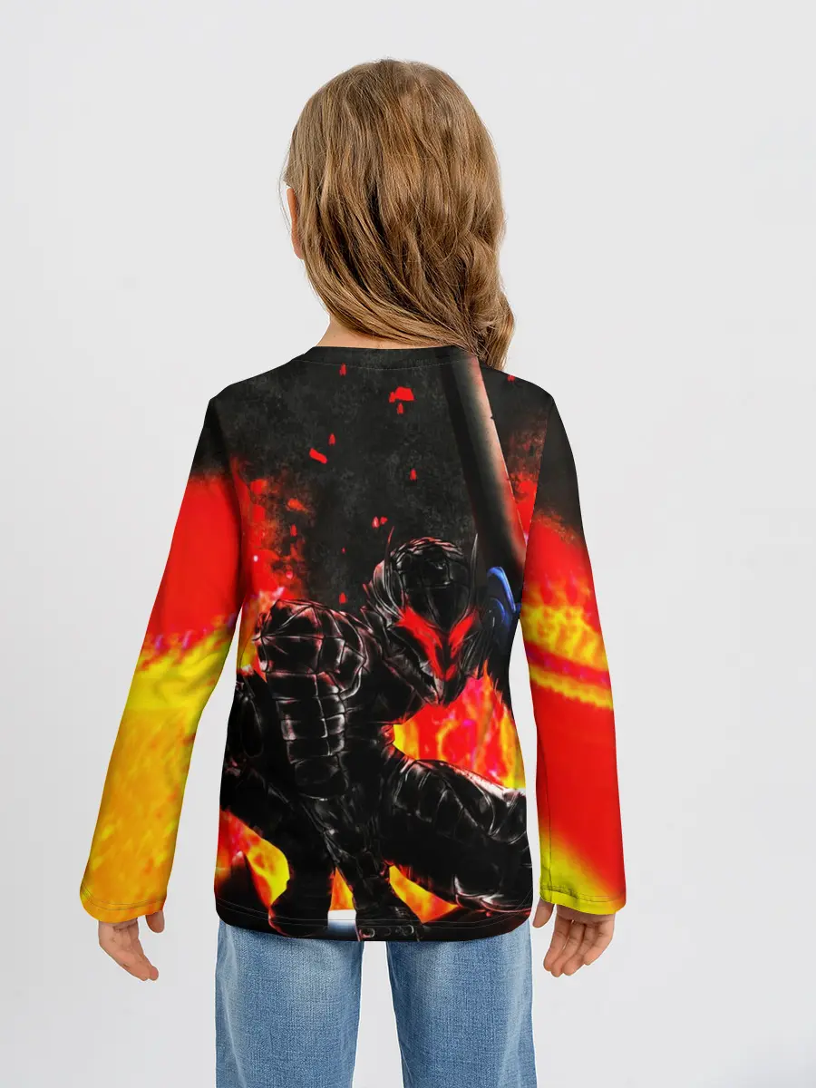 Детский лонгслив / БЕРСЕРК ОГНЕННЫЙ | BERSERK