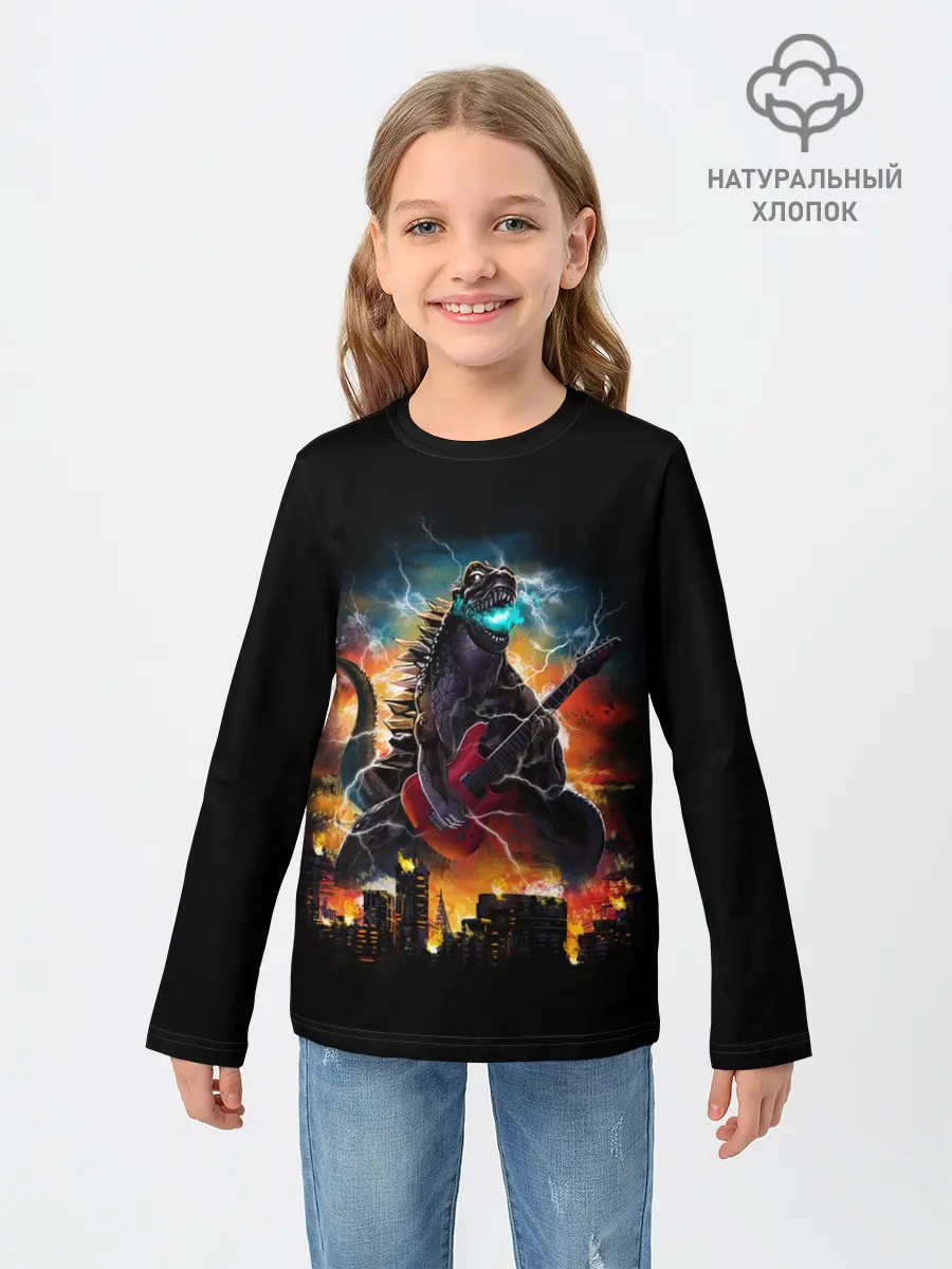 Детский лонгслив / РОКЗИЛЛА