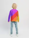 Детский лонгслив / РАДУЖНАЯ ГЕОМЕТРИЯ / RAINBOW GEOMETRY