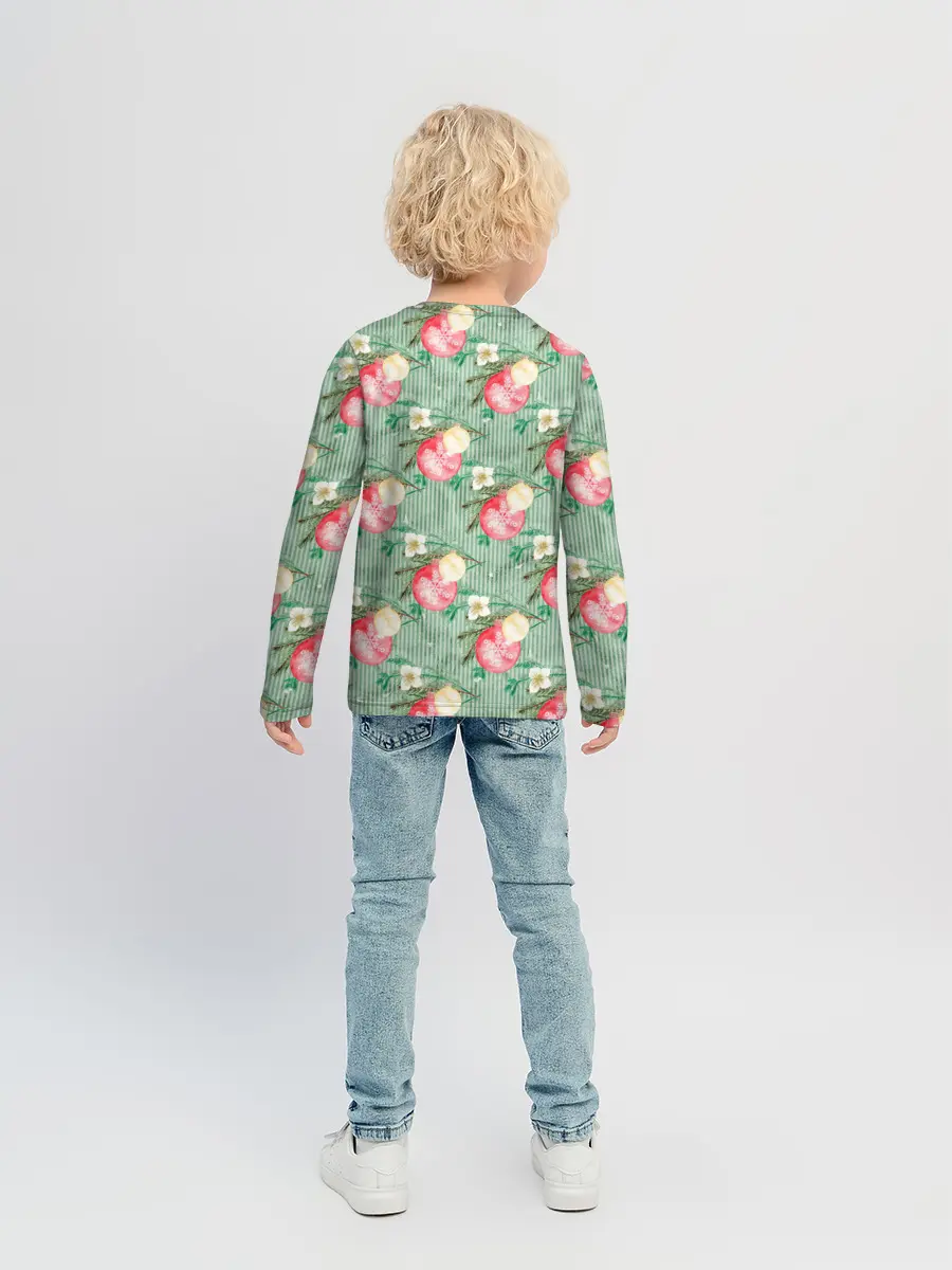 Детский лонгслив / Елочные игрушки шары