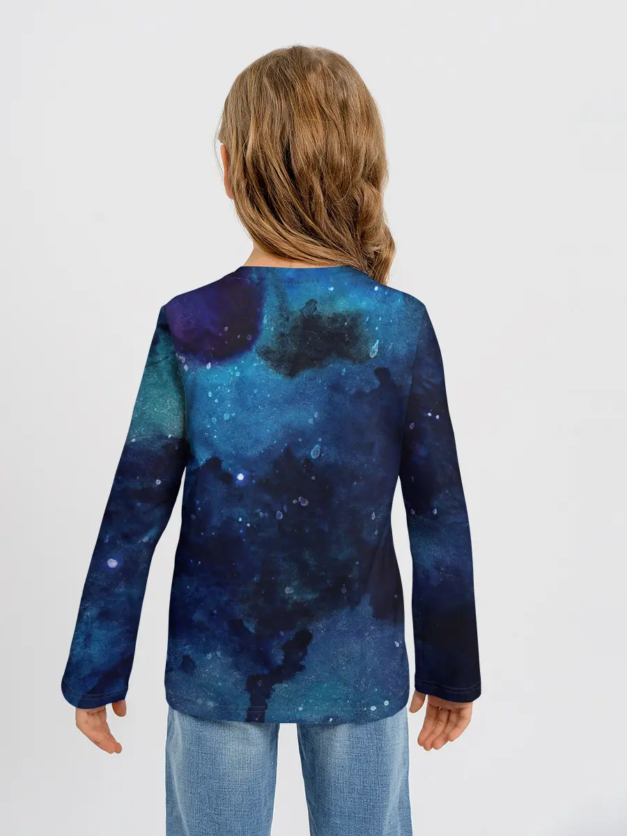 Детский лонгслив / Темнота глубин