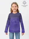 Детский лонгслив / Фиолетовые краски