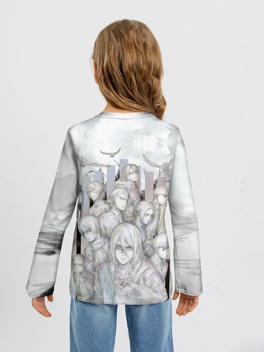 Детский лонгслив / Эрен и Воины Парадиза