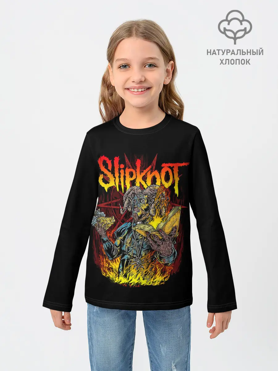 Детский лонгслив / SLIPKNOT THE GRAY CHAPTER