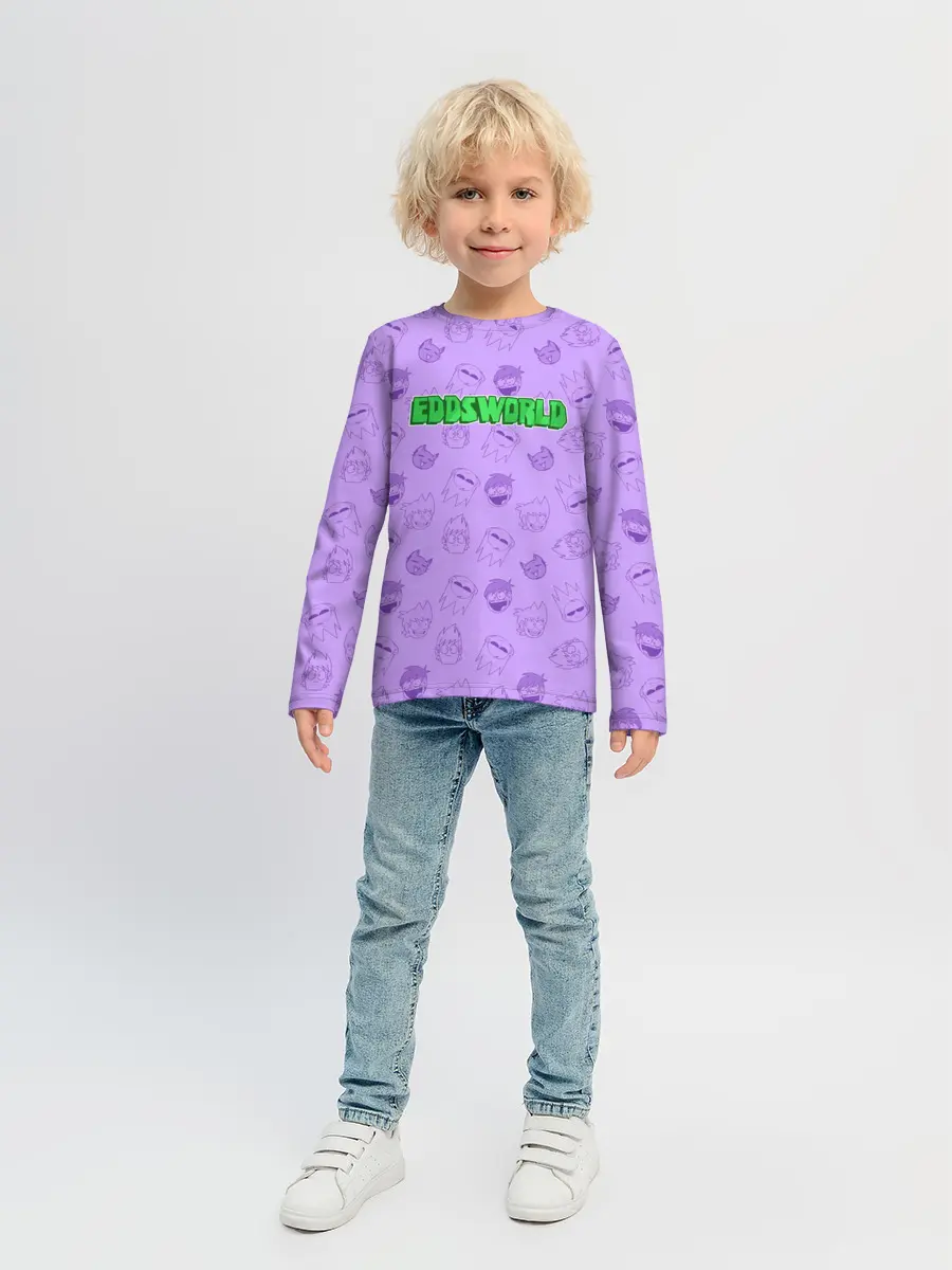 Детский лонгслив / Pattern EDDSWORLD