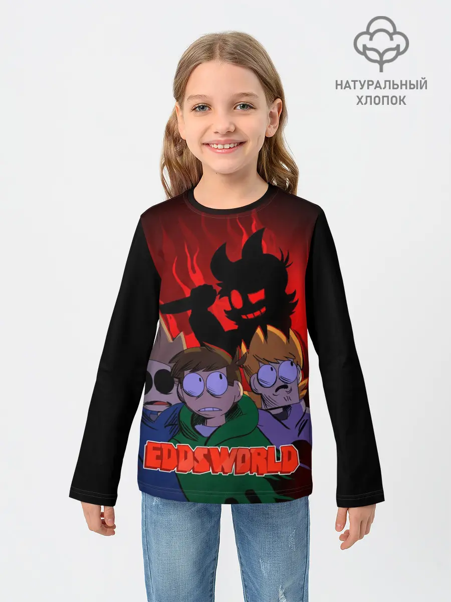 Детский лонгслив / Tord devil