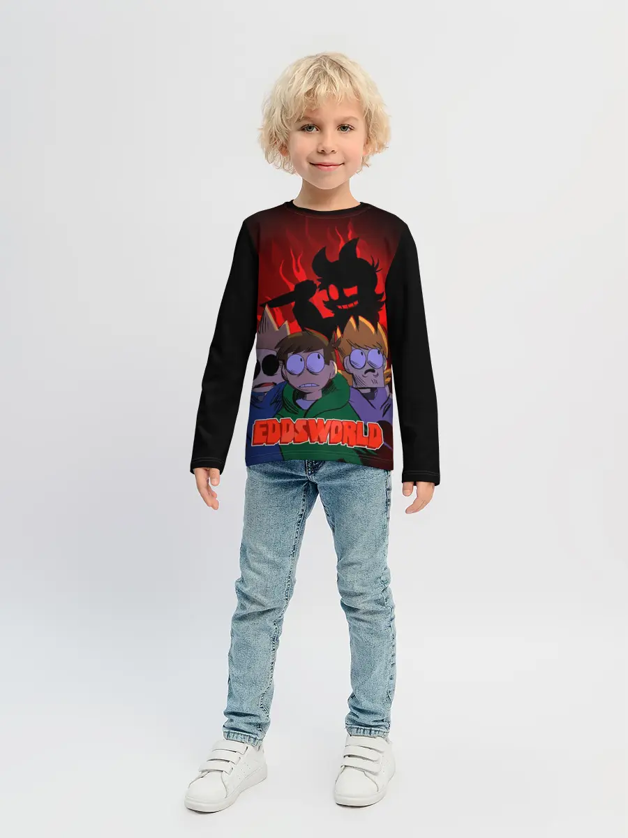 Детский лонгслив / Tord devil