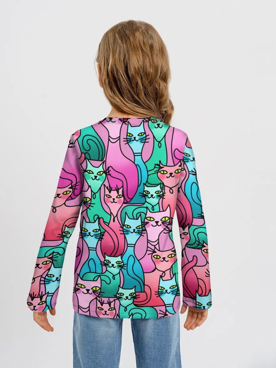 Детский лонгслив / Выставка котов