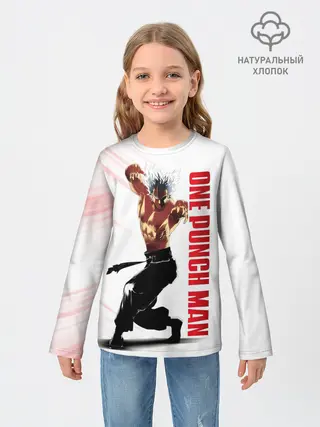 Детский лонгслив / Гароу из One Punch-Man