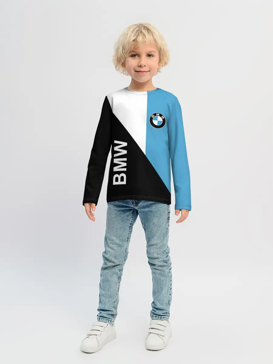 Детский лонгслив / BMW, спорт