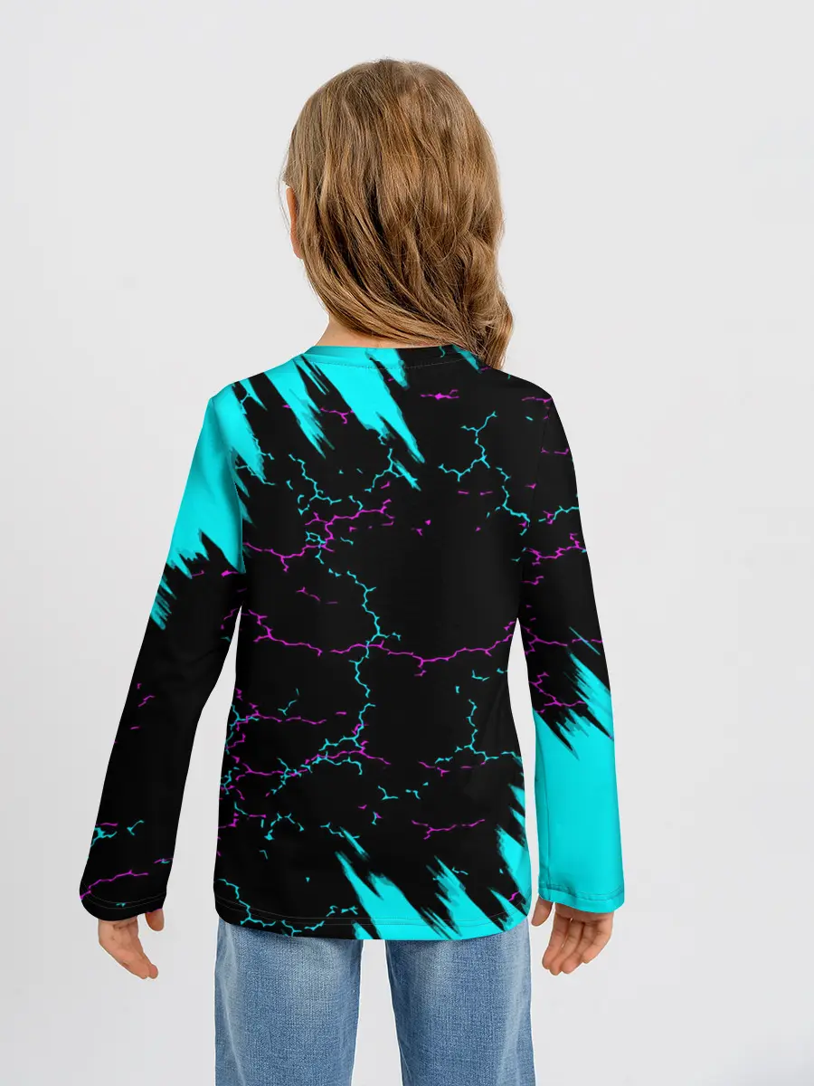 Детский лонгслив / MARSHMELLO NEON: МАРШМЕЛЛО НЕОН.