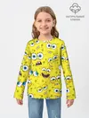 Детский лонгслив / Губка Боб / SpongeBob pattern