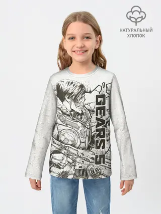 Детский лонгслив / Gears 5