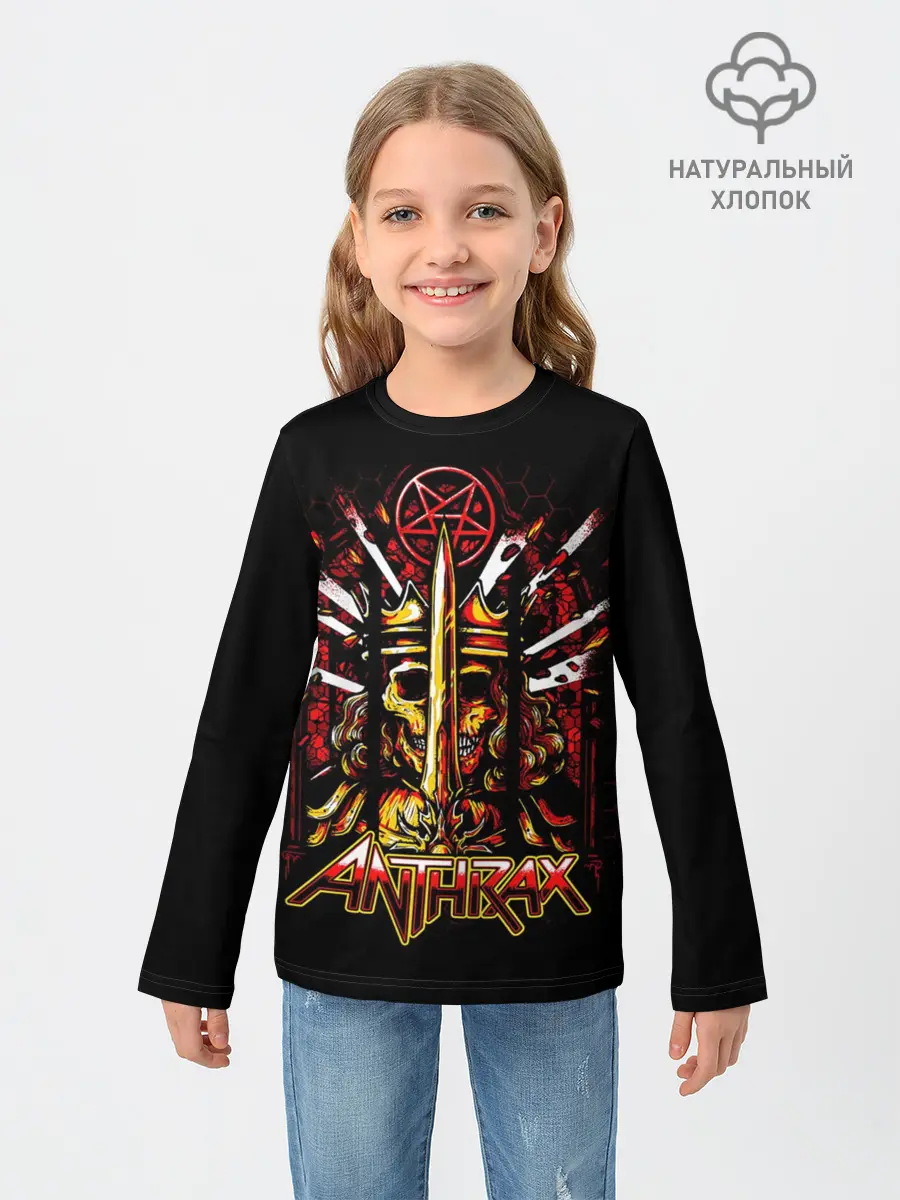 Детский лонгслив / Anthrax - For All Kings