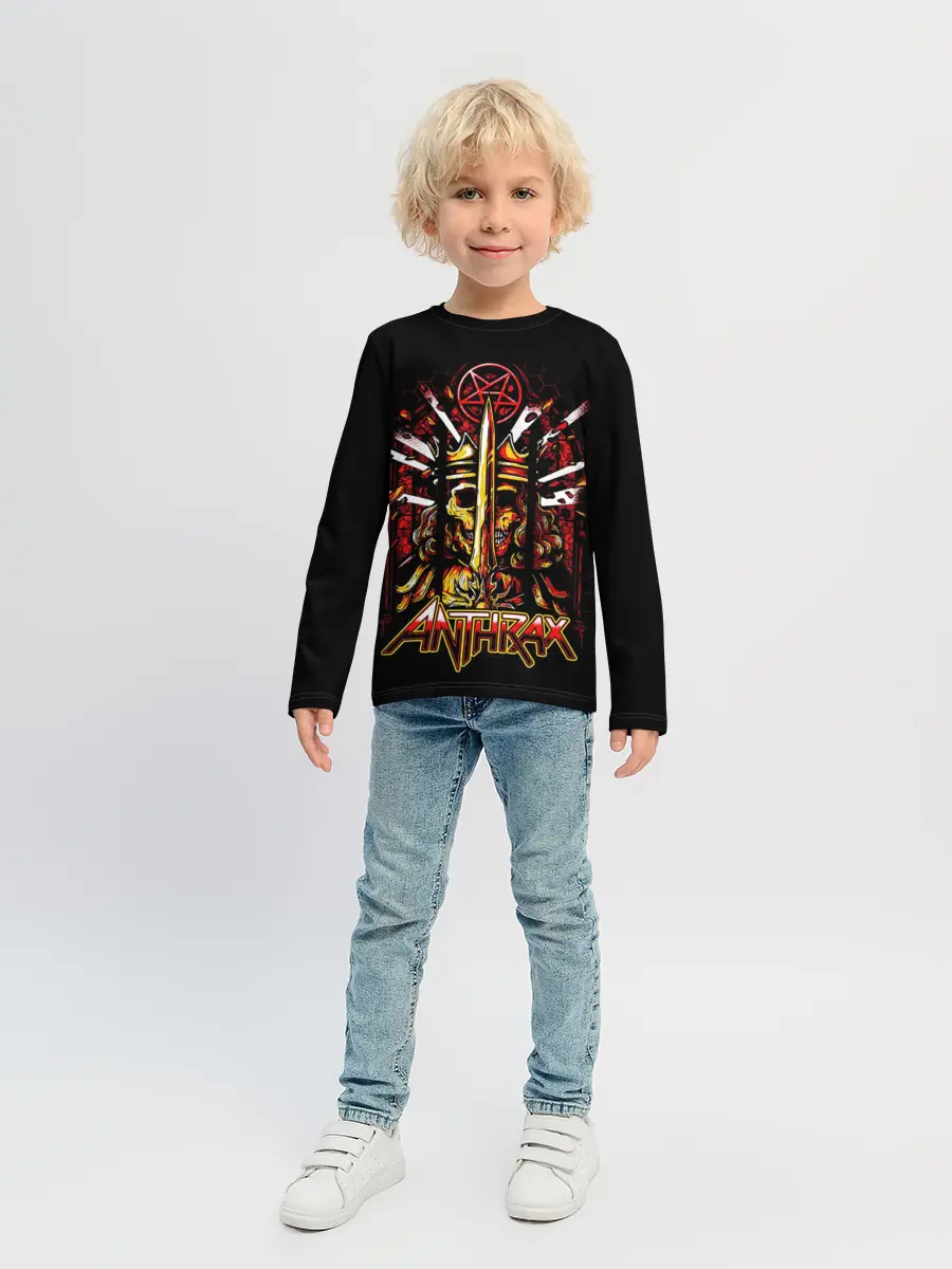 Детский лонгслив / Anthrax - For All Kings