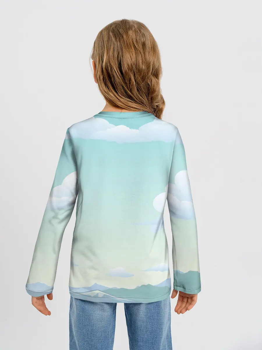 Детский лонгслив / Чистая природа